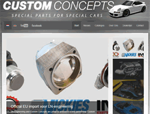 Tablet Screenshot of custom-concepts.nl